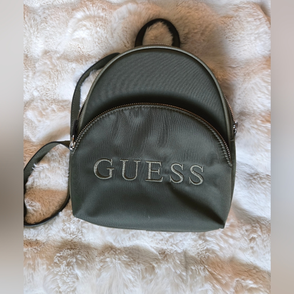 GUESS Dark Green Backpack